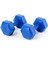 Tekno Trust Spor 2 kg x 2 Adet Deluxe Pvc Kaplama Mavi Plastik Dambıl Ağırlık Seti 1