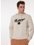 Kapüşon Yaka Bej Erkek Sweatshırt M4WM-SWT-1529 1
