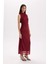 Bodycon Vücudu Saran Yarım Balıkçı Yaka Basic Düz Tül Kolsuz Maxi Abiye Elbise C3519AX24AU 1