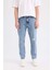 90's Slim Fit Dar Kalıp Yüksek Bel Dar Paça Jean Pantolon C5743AX24AU 1