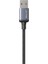 LC529 Usb-A To Type-C LED Dijital Göstergeli Hızlı Şarjlı Data Şarj Kablosu 66W 1m Siyah 4