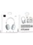 LH81 Gürültü Engelleyici Hi-Fi Stereo Kulak Üstü Bluetooth Kulaklık V5.3 Gümüş 5
