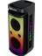 Rgb Işık Bluetooth Hoparlör Lenyes S882 Su Geçirmez Mikrofonlu Çoklu Giriş Tws Karaoke Fm V5.3 Siyah 1