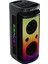 Rgb Işık Bluetooth Hoparlör Lenyes S882 Su Geçirmez Mikrofonlu Çoklu Giriş Tws Karaoke Fm V5.3 Siyah 5