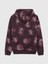 Kadın Bordo Logo Fleece Sweatshirt 2