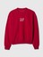 Erkek Kırmızı Logo Vintage Soft Fleece Sweatshirt 2