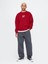 Erkek Kırmızı Logo Vintage Soft Fleece Sweatshirt 4