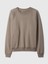 Kadın Kahverengi Vintage Soft Raglan Sweatshirt 2