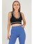 Seamless Crop Renk Bloklu Spor Bluz 1