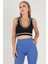 Seamless Crop Renk Bloklu Spor Bluz 2