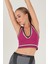 Seamless Crop Renk Bloklu Spor Bluz 2