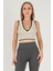 Seamless Crop Renk Bloklu Spor Bluz 1