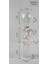 Gümüş Metal Atlı Küre Çift Takım 28x6 cm, şık ve zarif dekorasyon ürünü 4