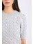 Regular Fit Bisiklet Yaka Basic Düz Yarım Kollu Triko Kazak D6205AX24WN 5