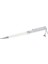 Kalem Crystalline Ballpoint Pen, Eiffel Tower, White, Chrome Plated 1