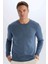 Relax Fit Bisiklet Yaka Triko Kazak D3278AX24WN 4