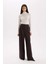 Wide Leg Kışlık Pantolon Geniş Paça Pensli Cepli Yüksek Bel Uzun Boy E2797AX24WN 2