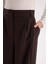 Wide Leg Kışlık Pantolon Geniş Paça Pensli Cepli Yüksek Bel Uzun Boy E2797AX24WN 4