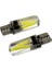 Uzun T10 Cob Ledli Canbus'lı Silikon Dekoratif Ampul 12V-3W Beyaz / LAAM677 1