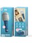 5 Farklı Eğlenceli Ses Efektli Karaoke Mikrofon ve Bluetooth Hoparlör - Mavi 4