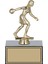 Bowling Kadın Figürlü Ödül Kupası-Okul Kupası - Hediye Kupa 17 cm FG001 1