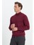 ALTINYILDIZ CLASSICS Erkek Bordo Standart Fit Normal Kesim Yarım Balıkçı Yaka Triko Kazak 3