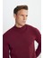 ALTINYILDIZ CLASSICS Erkek Bordo Standart Fit Normal Kesim Yarım Balıkçı Yaka Triko Kazak 4