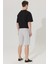 Slim Fit Dar Kesim Yan Cepli Chino Şort 5