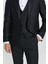 Slim Fit Dar Kesim Kırlangıç Yaka Desenli Yelekli Smokin Takım 6