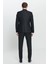 Slim Fit Dar Kesim Kırlangıç Yaka Desenli Yelekli Smokin Takım 8