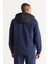 ALTINYILDIZ CLASSICS Erkek Lacivert Standart Fit Normal Kesim Kapüşonlu Fermuarlı Sweatshirt 5