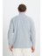 Erkek Gri Anti-pilling Tüylenme Yapmayan Standart Fit Normal Kesim Dik Yaka Sweatshirt Polar Ceket 5