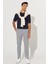 ALTINYILDIZ CLASSICS Erkek Lacivert Slim Fit Dar Kesim Pamuklu Gofre Desenli Pantolon 1