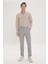 ALTINYILDIZ CLASSICS Erkek Kahve-Siyah Slim Fit Dar Kesim Yan Cepli Desenli Beli Lastikli Pantolon 2
