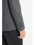 Slim Fit Dar Kesim Mono Yaka Kuş Gözü Desenli Çift Pantolonlu Takım Elbise 9