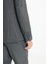 Slim Fit Dar Kesim Mono Yaka Kuş Gözü Desenli Çift Pantolonlu Takım Elbise 10
