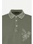 ALTINYILDIZ CLASSICS Erkek Haki Slim Fit Dar Kesim %100 Pamuk Baskılı Polo Yaka Tişört 6