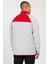 Erkek G.melanj-kırmızı Standart Fit Normal Kesim Dik Bato Yaka Desenli Polar Sweatshirt 5