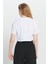 Standart Fit Normal Kesim %100 Pamuk Bisiklet Yaka Crop Tişört 6