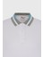 Erkek Beyaz Slim Fit Dar Kesim %100 Pamuk Kıvrılmaz Polo Yaka Tişört 9