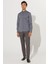 ALTINYILDIZ CLASSICS Erkek Kahverengi Slim Fit Dar Kesim Beli Lastikli Pantolon 1