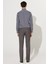 ALTINYILDIZ CLASSICS Erkek Kahverengi Slim Fit Dar Kesim Beli Lastikli Pantolon 4