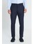 Slim Fit Dar Kesim Beli Gizli Lastikli Yan Cep Klasik Esnek Pantolon 2