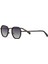 Ds 2361 C3 Geometrik Mat Siyah Unisex Güneş Gözlüğü 1