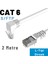 Cat6 S/ftp Dirsek Kablo 2 Metre-Beyaz 1