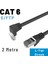 Cat6 S/ftp Dirsek Kablo 2 Metre-Siyah 1