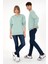 Erkek Su Yeşili Sweatshirt 50295148-VR048 2