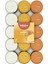 Mango Kokulu Tealight Mum, 30'lu Paket, 3,5 Saat Yan Ma, Doğal Özler Içerir, Palmiye Yağı Içermez 1