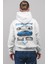 Oversize Corveette Sırt Baskılı Kapüşonlu Sweatshirt, Unisex Yarış Araba Temalı Hoodie 3