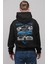 Oversize Corveette Sırt Baskılı Kapüşonlu Sweatshirt, Unisex Yarış Araba Temalı Hoodie 3